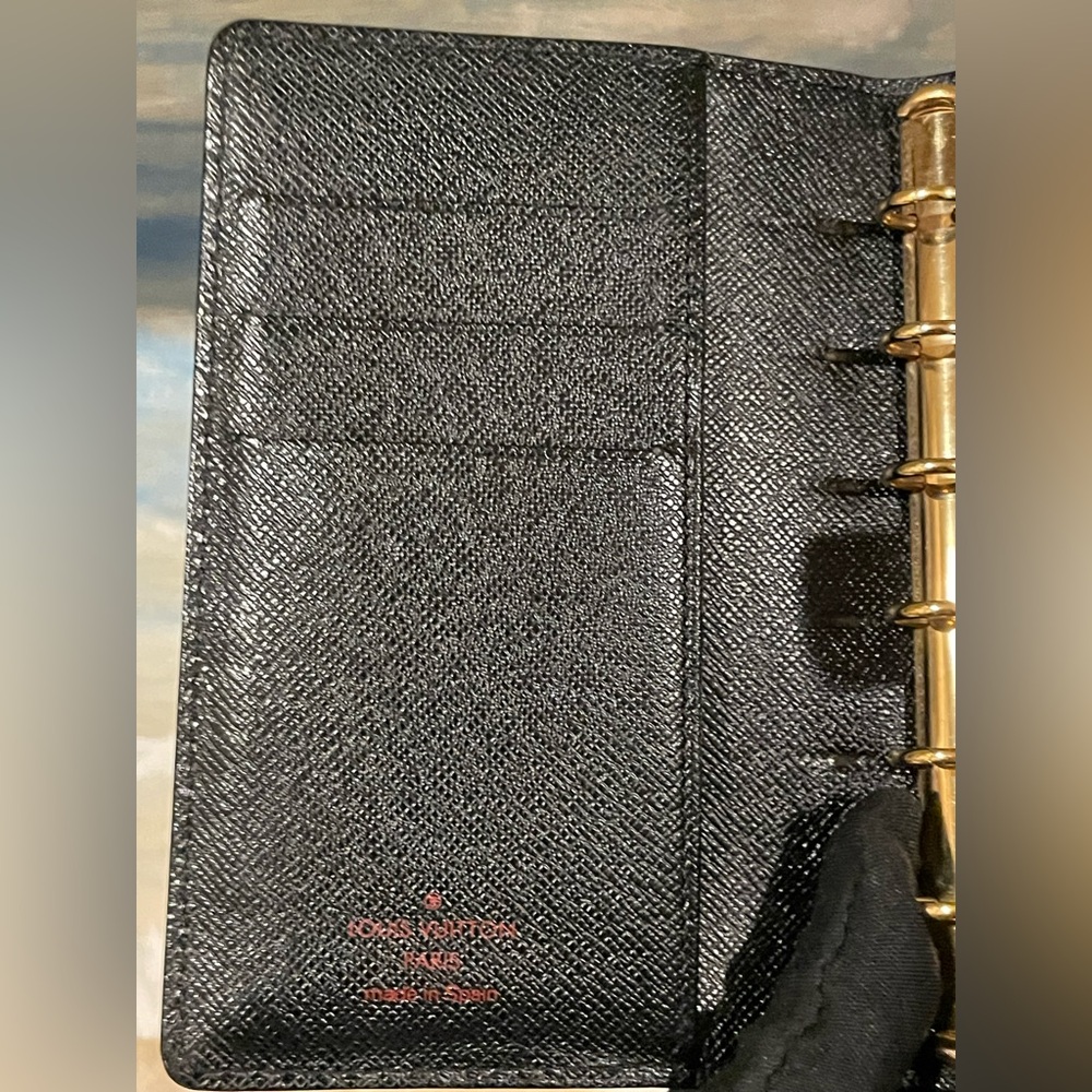 Louis Vuitton Black Epi Leather Travel Agenda EUC COA Full Set - Picture 8 of 15